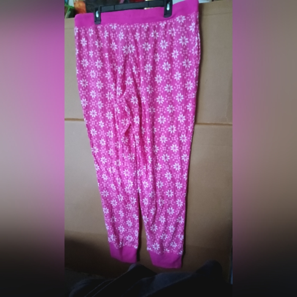 Floral Pink Women's Pajama Pants
